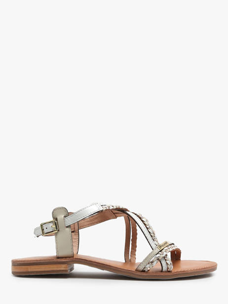 Nu-pieds En Cuir Les tropeziennes Blanc accessoires HOMONGO