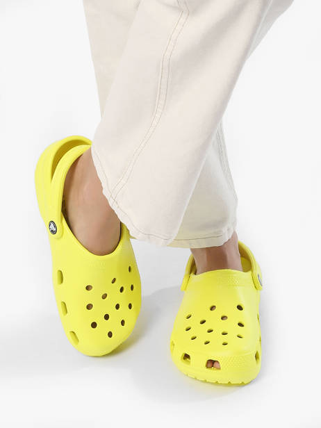 Mules Classic Bone Crocs Jaune accessoires 10001 vue secondaire 2