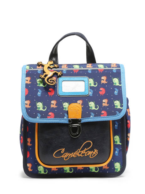 Sac à Dos 1 Compartiment Cameleon Multicolore retro SD30 vue secondaire 6