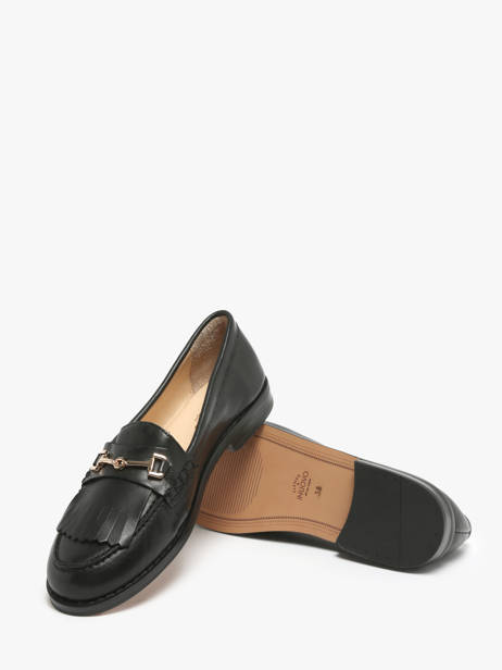 Mocassins En Cuir Inuovo Noir accessoires B01002 vue secondaire 1