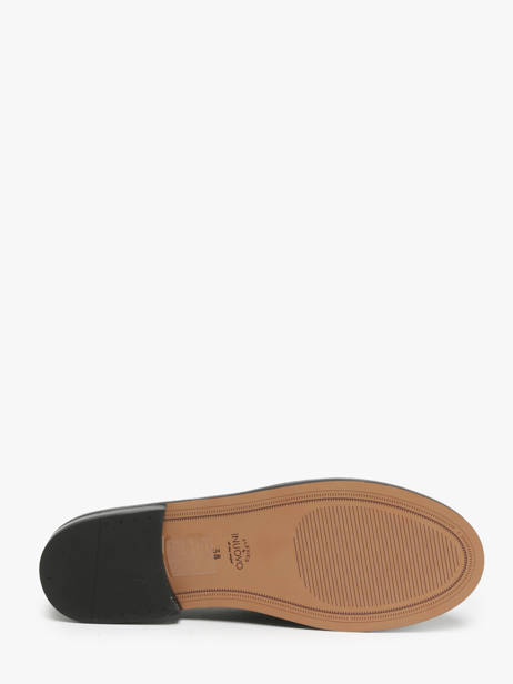 Mocassins En Cuir Inuovo Noir accessoires B01002 vue secondaire 4