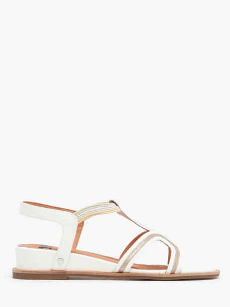 Sandales En Cuir Mam'zelle Blanc accessoires CSG2Q30