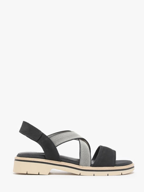Sandales En Cuir Tamaris Bleu accessoires 42