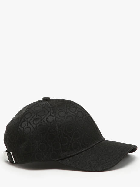 Casquette Calvin klein jeans Noir monogram jacquard K612032 vue secondaire 1