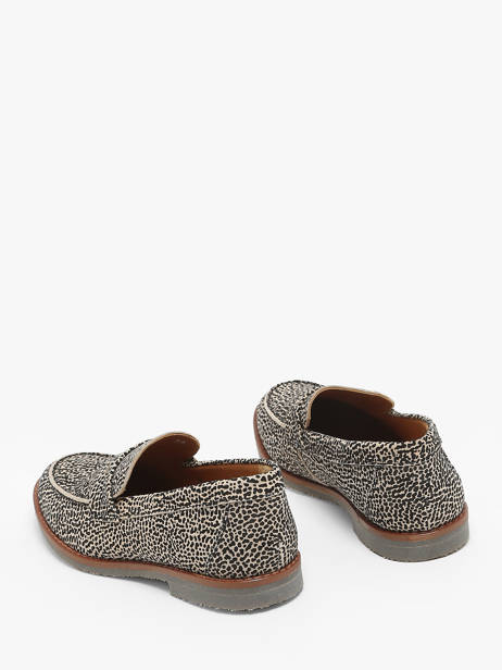 Mocassins Pariz En Cuir Aliwell Gris accessoires PARIZ vue secondaire 2