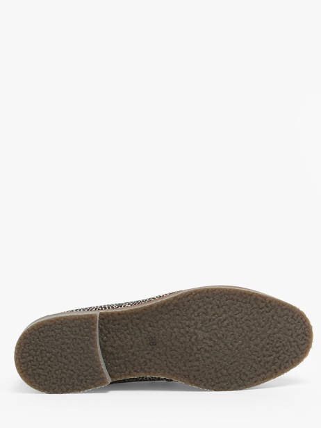 Mocassins Pariz En Cuir Aliwell Gris accessoires PARIZ vue secondaire 4