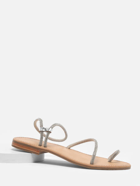 Nu-pieds Les tropeziennes Argent accessoires HODAXA vue secondaire 1