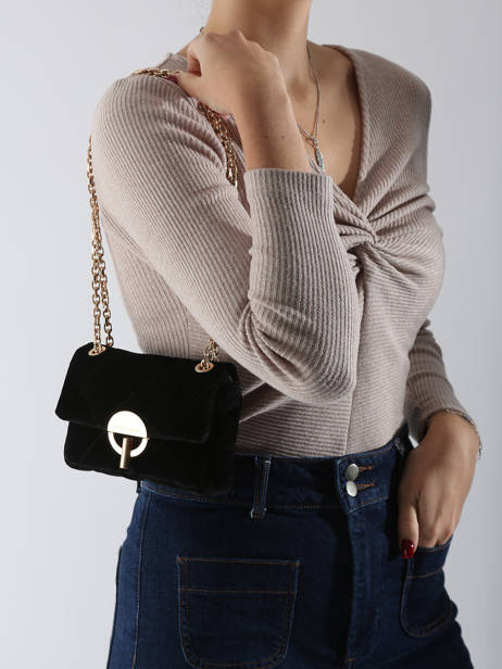 Small Velvet Moon Crossbody Bag Vanessa bruno Black moon 42V40326 other view 1