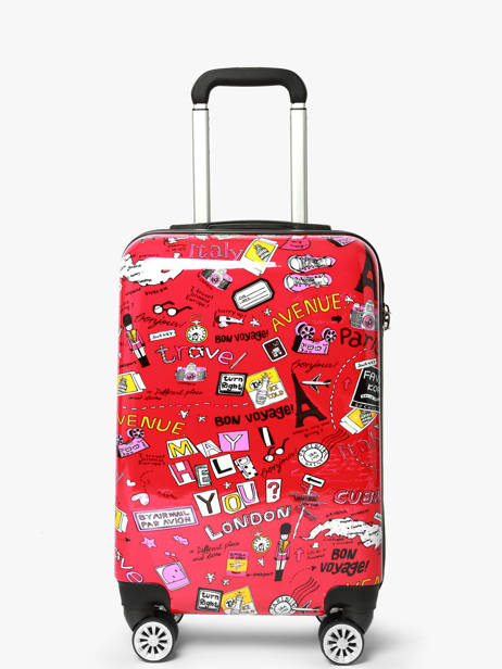Cabin Luggage Snowball Red travel 86820