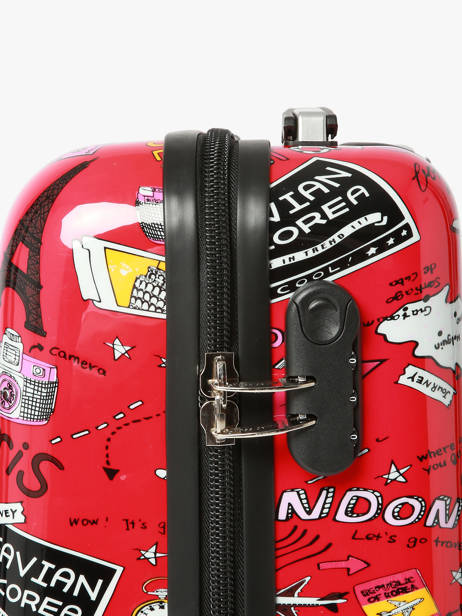 Cabin Luggage Snowball Red travel 86820 other view 1