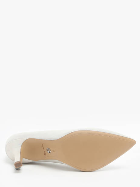 Escarpins En Cuir Tamaris Argent accessoires 41 vue secondaire 5