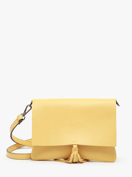 Sac Bandoulière Caviar Cuir Milano Jaune caviar CA22112