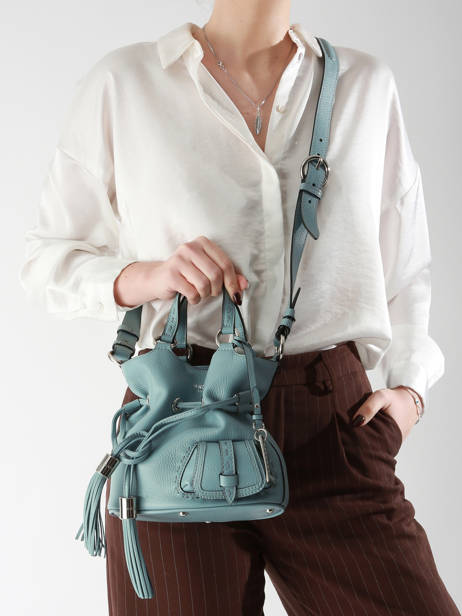 Sac Seau S Premier Flirt Cuir Lancel Bleu premier flirt A10109 vue secondaire 1