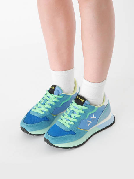 Sneakers Ally Color Explosion Sun68 Bleu women Z35204 vue secondaire 1