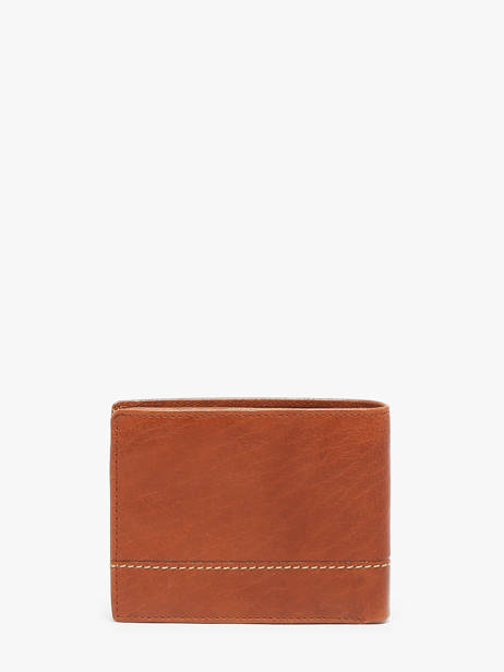 Portefeuille Porte-monnaie Cuir Maverick Marron rough gear MAVRG003 vue secondaire 2