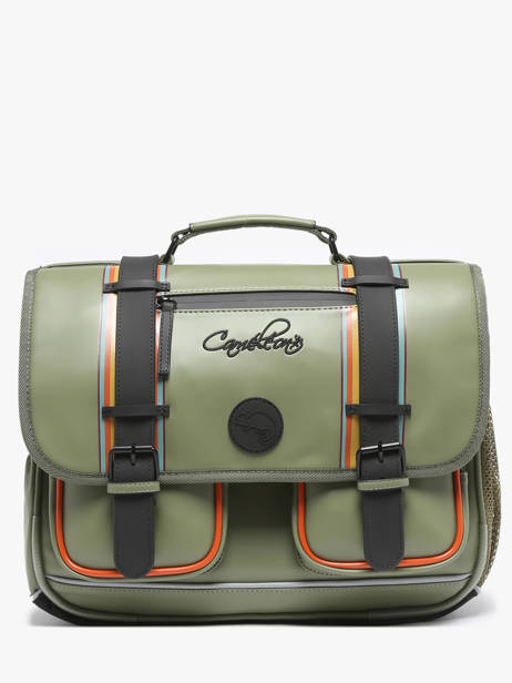 Cartable 2 Compartiments Cameleon Vert vintage north PBVWCA38