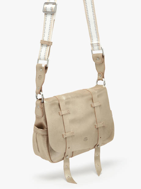 Sac Bandoulière Vintage Cuir Mila louise Argent vintage 30172X vue secondaire 2
