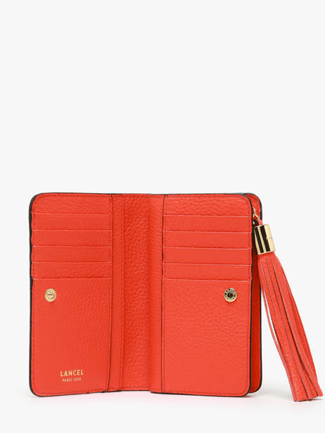 Compact Leather Premier Flirt Wallet Lancel Orange premier flirt A11136 other view 1