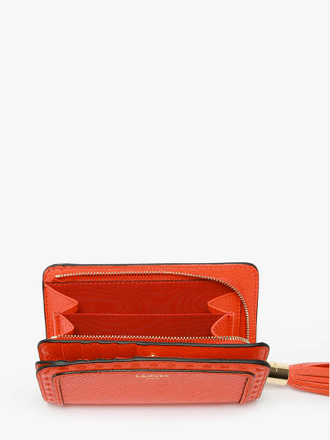 Compact Leather Premier Flirt Wallet Lancel Orange premier flirt A11136 other view 2