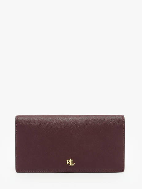Portefeuille Cuir Lauren ralph lauren Violet dryden 32802917