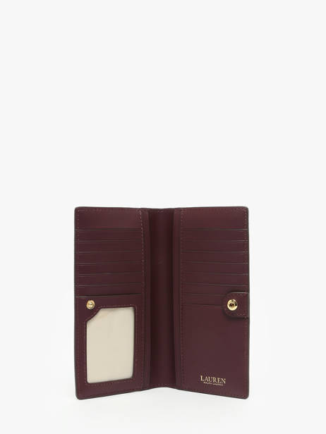 Portefeuille Cuir Lauren ralph lauren Violet dryden 32802917 vue secondaire 1