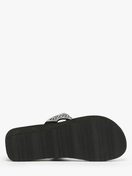 Nu-pieds à Talon Isotoner Noir women 94934 vue secondaire 4