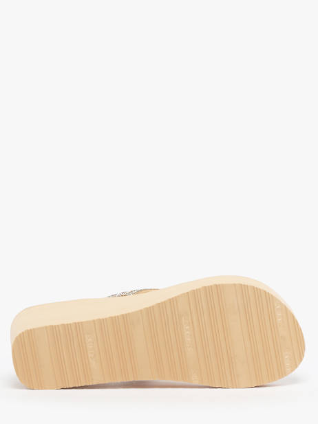 Nu-pieds à Talon Isotoner Beige women 94206 vue secondaire 4