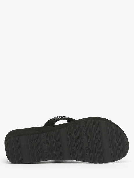 Nu-pieds à Talon Isotoner Noir women 94615 vue secondaire 4