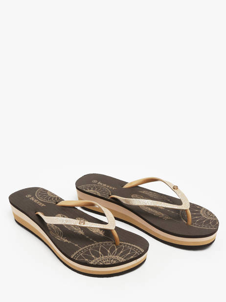 Nu-pieds à Talon Isotoner Marron women 94163 vue secondaire 1