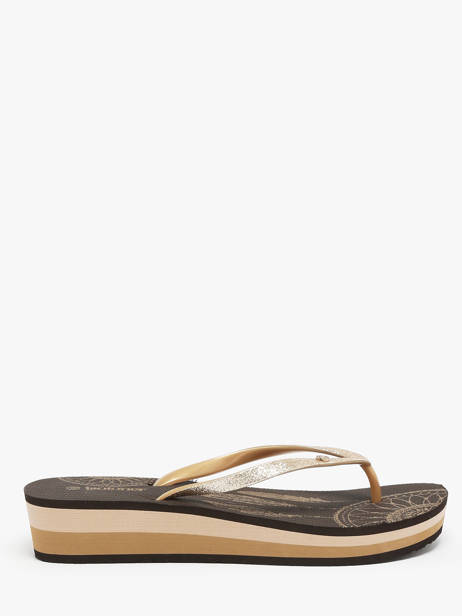Nu-pieds à Talon Isotoner Marron women 94163 vue secondaire 3