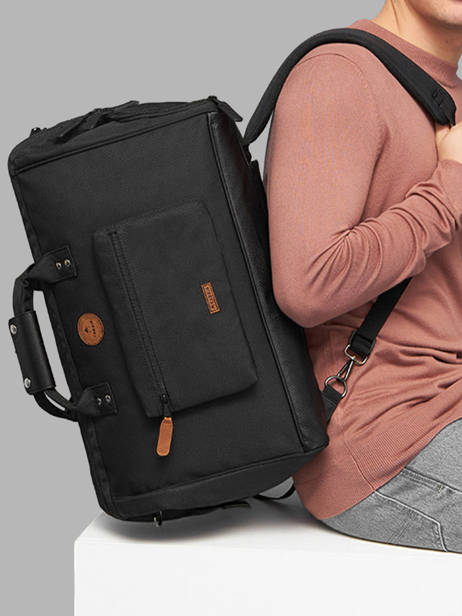 Sac De Voyage Cabine Sac à Dos Travel Cabaia Noir travel DUFFV2 vue secondaire 1