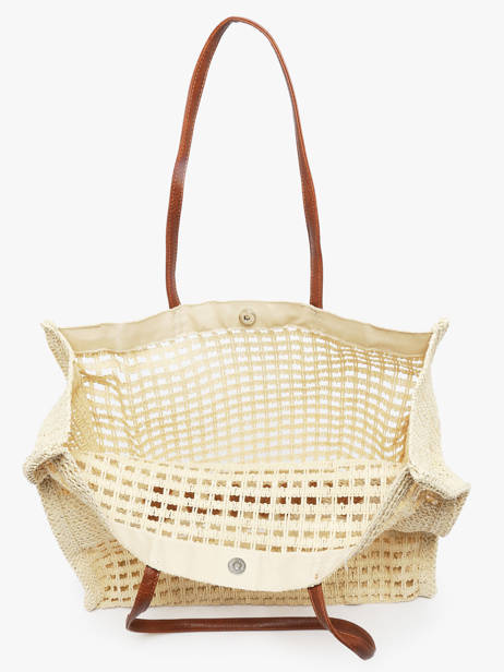 Shoulder Bag Beach Paper Miniprix Beige beach Q636 other view 2