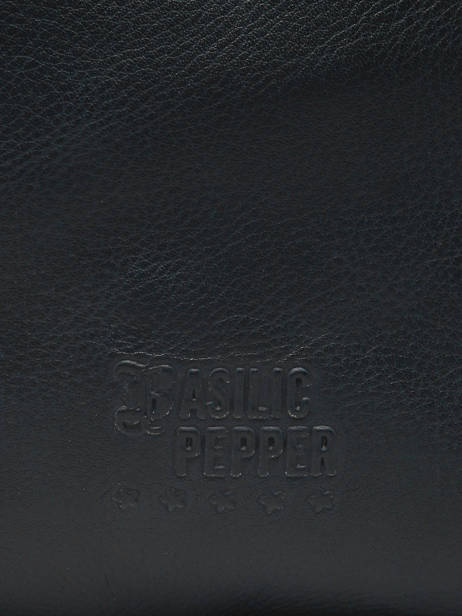 Sac Bandoulière Cow Cuir Basilic pepper Noir cow BCOW83 vue secondaire 5