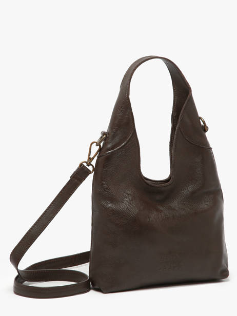 Shoulder Bag Cow Leather Basilic pepper Brown cow BCOW2S other view 2