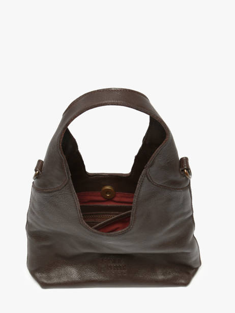 Shoulder Bag Cow Leather Basilic pepper Brown cow BCOW2S other view 3