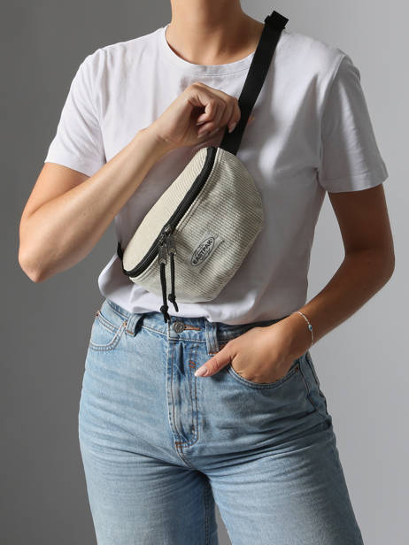 Sac Banane Eastpak Beige mono ribs K74RIB vue secondaire 1