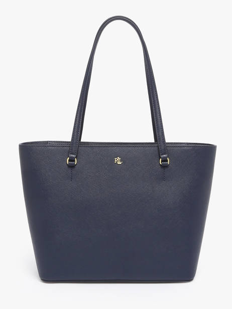Medium Leather Karly Tote Bag Lauren ralph lauren Blue karly 31924351