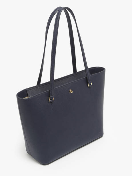 Medium Leather Karly Tote Bag Lauren ralph lauren Blue karly 31924351 other view 1