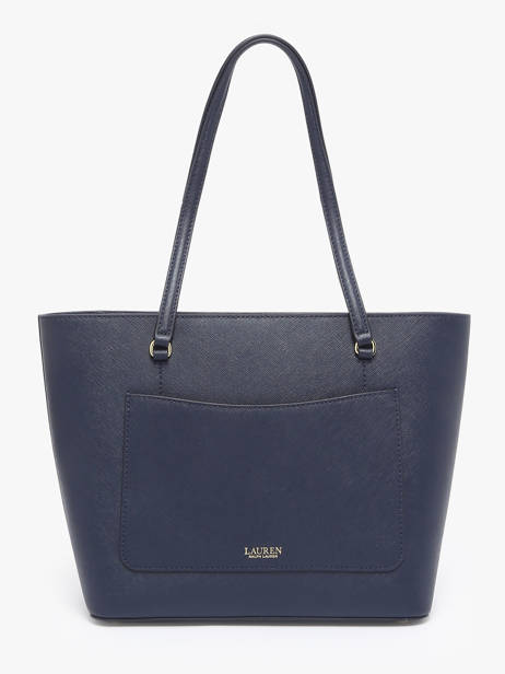 Medium Leather Karly Tote Bag Lauren ralph lauren Blue karly 31924351 other view 3