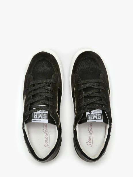 Sneakers In Leather Semerdjian Black women ALE other view 3