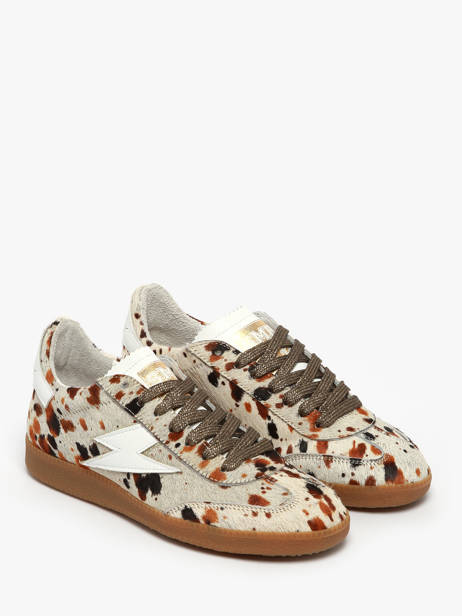 Sneakers In Leather Semerdjian Multicolor women ASLAN other view 1