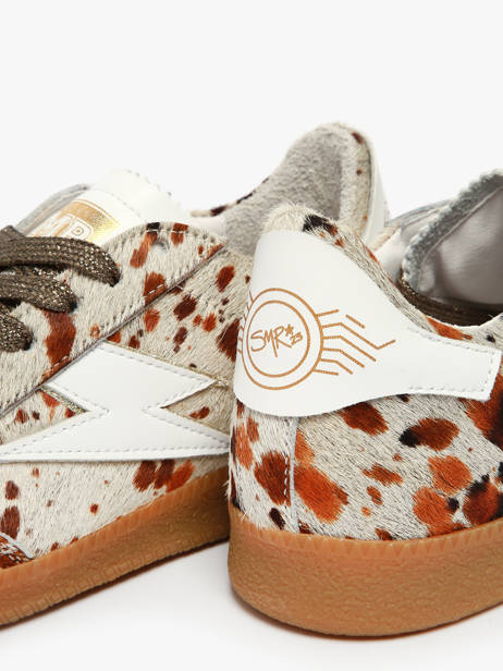 Sneakers In Leather Semerdjian Multicolor women ASLAN other view 2