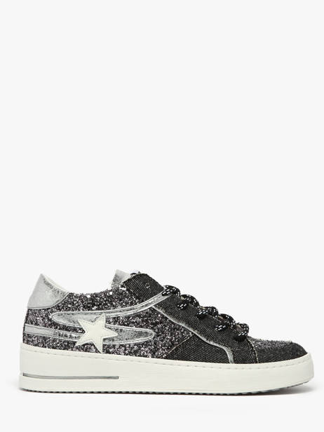 Sneakers In Leather Semerdjian Black women VANA