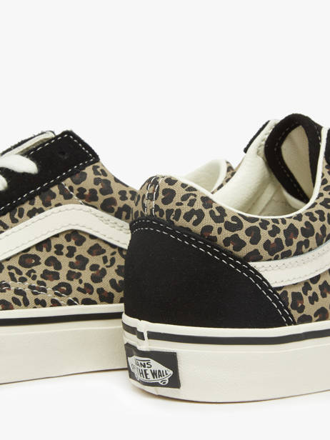 Sneakers In Leather Vans Black women D6WYY61 other view 2