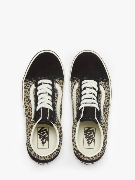 Sneakers In Leather Vans Black women D6WYY61 other view 3