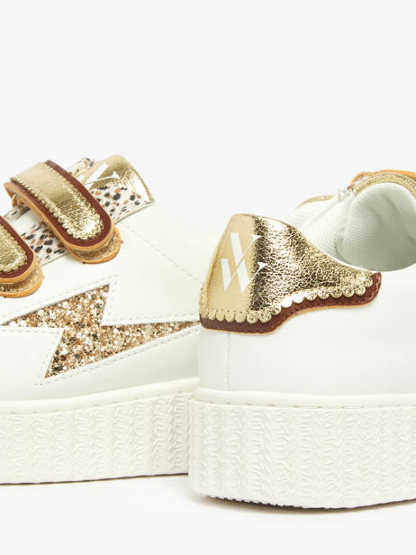 Sneakers Vanessa wu Gold women BK2803OR other view 2