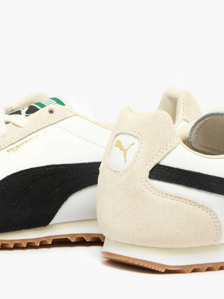 Sneakers In Leather Puma White women 40235302 other view 2