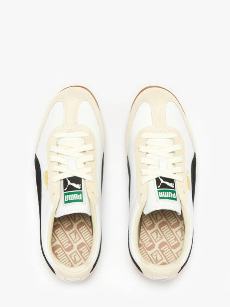 Sneakers In Leather Puma White women 40235302 other view 3