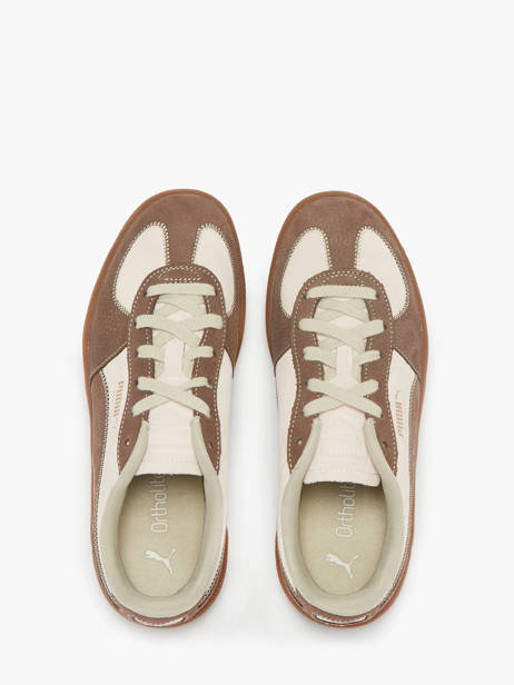 Sneakers In Leather Puma Brown women 40334901 other view 3