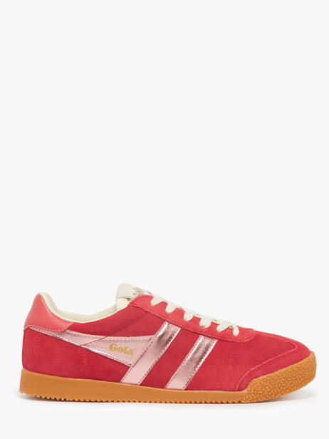 Sneakers Elan Glitz En Cuir Gola Rouge women CLB790